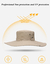 Chapéu de pesca com proteção solar anti-UV masculino, malha respirável - comprar online