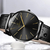 Imagem do Ultra-fino relógio para homens, relógios de luxo Top Brand, relógio masculino, relógio