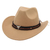 Chapéu de feltro monocromático de aba larga com alça para homens e mulheres, - comprar online