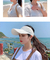Imagem do Respirável Anti-UV Sun Hats para Homens e Mulheres, Ajustável, Vazio Top