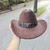 Chapéus de cowboy ocidentais para homens e mulheres, chapéu de jazz retrô, ac na internet