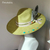 Chapéus de aba larga Fedora para homens e mulheres, feltro camurça, acessório - loja online
