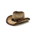 Vintage americano Western Cowboy Hat, chapéu de palha, protetor solar, Panamá na internet