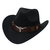 Sentiu chapéu de cowboy ocidental com banda de vaca para mulheres, chapéus Jaz - comprar online