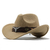 Homens e mulheres Lã Jazz Hat, atualizado Beirais, Western Cowboy Hat, Sombrero