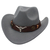 Sentiu chapéu de cowboy ocidental com banda de vaca para mulheres, chapéus Jaz - comprar online
