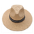 Chapéu de palha unissex casual, boné cubano, chapéu Panamá, aba curta na internet