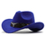 Homens e mulheres Lã Jazz Hat, atualizado Beirais, Western Cowboy Hat, Sombrero - VIOLA VIVA