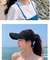 Respirável Anti-UV Sun Hats para Homens e Mulheres, Ajustável, Vazio Top - loja online