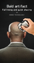 Barbeador de cabeça careca elétrico masculino, barbeador recarregável - loja online