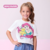 T-Shirt Ariel Pequena Sereia - Momi