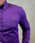 Camisa Manga Longa Polo Ralph Lauren - Roxo - comprar online