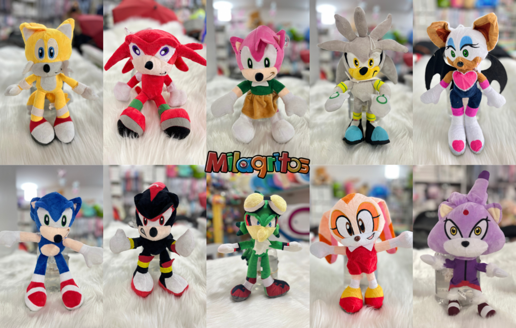 Los peluches de sonic sale