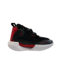 TENIS CABALLERO JORDAN (ROJO/NEGRO)