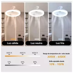 Foco ventilador de techo con control remoto en internet