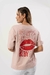 Remera De Jersey Oversize Ruby Lips Beso en internet