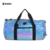 BOLSO DE NYLON INFLUENCER 48X30X16CM - COLOR AZUL TORNASOLADO (683008B)