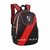 MOCHILA ESPALDA RIVER PLATE 18 PULGADAS 18X12X6 ESTAMPA BANDA ROJA COLOR NEGRO (BTS) (RP67A)