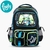 MOCHILA FOOTY ESPALDA JOYSTICK 18 PULGADAS 5 CIERRES 47X35X22 LUZ LED COLOR NEGRO-VERDE (BTS) (F5393B)