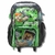 MOCHILA CARRO MINECRAFT 3 CIERRES 18 PULGADAS 52X32X18 COLOR VERDE - NEGRO PRECIO UNITARIO (BTS) (MI215)