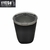 VASO TERMICO TYESO DE ACERO INOXIDABLE CON TAPA COLOR NEGRO PRECIO UNITARIO (BTS) (TS8784D)