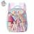 MOCHILA LSYD ESPALDA UNICORNIO 12 PULGADAS 31X24X9CM BASE ROSA (BTS) (91206031)