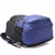 MOCHILA WANDERLUST 4 CIERRES 18 PULGADAS 47X32X19 COLOR NEGRO - AZUL (mochurb) (32409) - tienda online