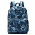 MOCHILA GOODPAK 2 CIERRES 17 PULGADAS 43X33X15CM COLOR CAMUFLADO AZUL (BTS) (37508)