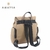 MOCHILA DE NYLON AMAYRA 3 CIERRES 36X32X10CM COLOR CAMEL ( DDM ) (67C23542) - comprar online