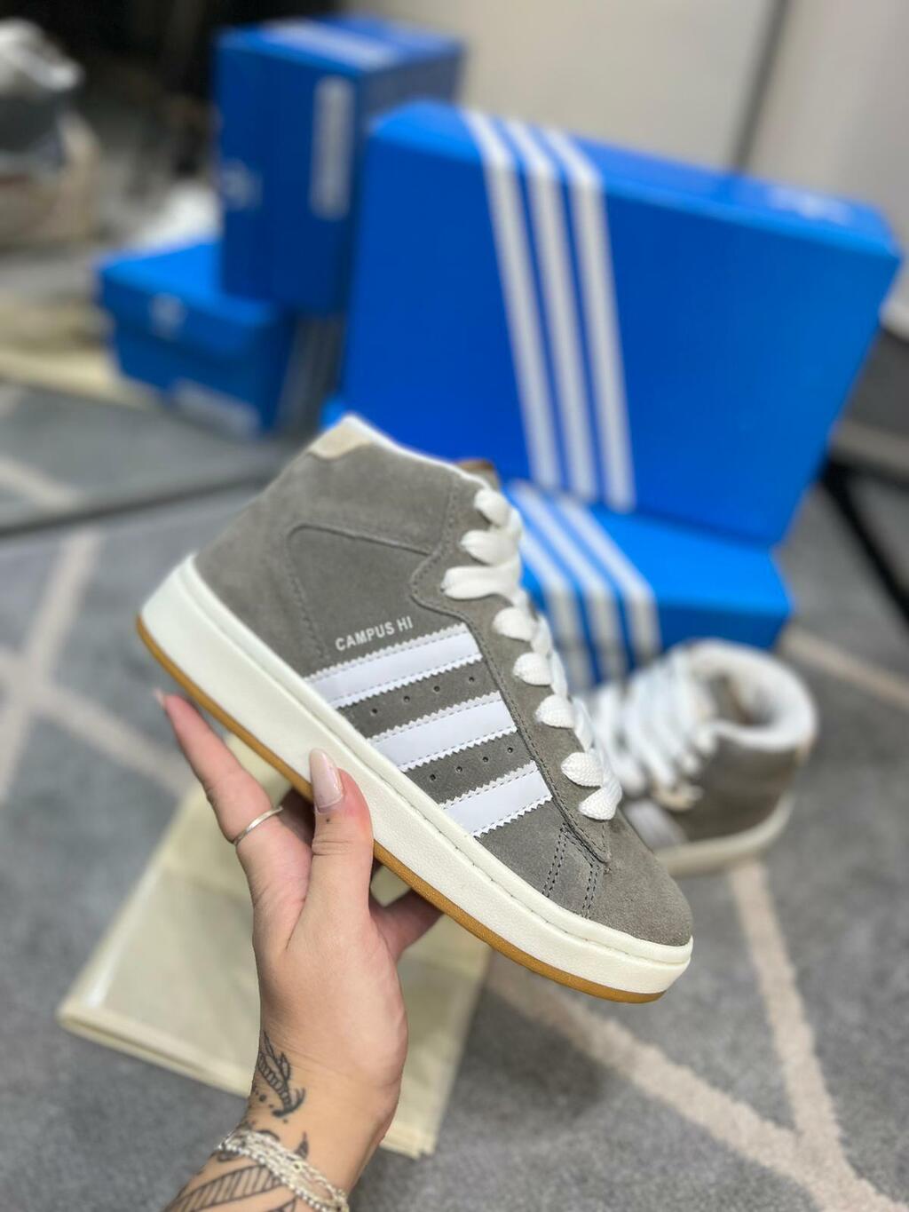 ADIDAS BOTA CAMPUS HI CINZA Comprar em Calzzar