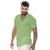 CAMISA LINHO SLUB CASUAL VERDE CLARO M/C