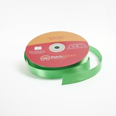 FITA DE CETIM 15MM VERDE FOLHA 60