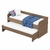 Cama Nido Doble 1 Plaza Mosconi Nature Infantil Carval Mezzo