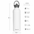 Botella Deportiva Waterdog HYDRO750WH 750 ml Blanco - comprar online