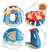 Pileta Inflable Bebe Con Techo 91x91x89 Cm Bestway 52270 Color Celeste - tienda online