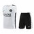 Kit de Treino PSG Regata e Bermuda 23/24 Branco e Preto - Nike