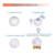 Lámpara Luna Cambia De Color Recargable Por USB Humidificador 13 Cm - comprar online