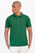 Camisa polo piquet confort básica verde - loja online