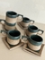 Conjunto Cafezinho Verde Pires Quadrado - comprar online