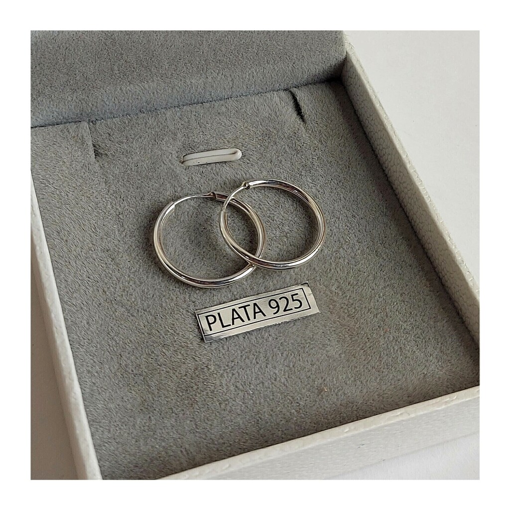 Aros cubanos de plata hotsell
