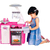 COZINHA INFANTIL CLASSIC COMPLETA - ROSA - COTIPLÁS