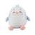 PELUCIA PINGUIM FELIZ AZUL CLARO - 30 CM - FOFY TOYS