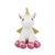 PELUCIA UNICORNIO COM DETALHES ROSA E DOURADO - 35 CM - FOFY TOYS - Espaço do Brinquedo