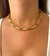 Choker elo cartier GG - Banhado a ouro 18k