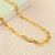 Choker elos especiais - banhado a ouro 18k