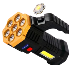 Linterna Potente 7 Led Recargable USB cob - comprar online
