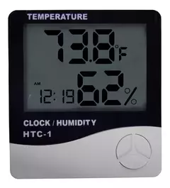 Reloj Termohigrometro Digital Sensor Temperatura Y Humedad - revende