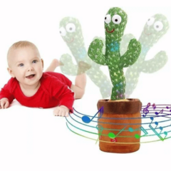 Juguete Cactus Bailarin RECARGABLE Canta Repite Voz Con Luz - comprar online
