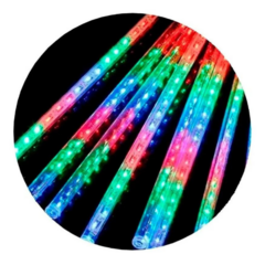 Luces de COLORES Meteoro Pack X 8 Tiras 30cm Lluvia - comprar online