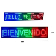 Cartel LED Tricolor Programable - comprar online